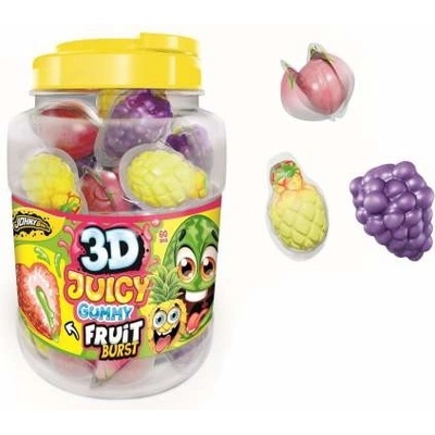 Johny bee 3D juicy gummy fruit 60 x 18 g