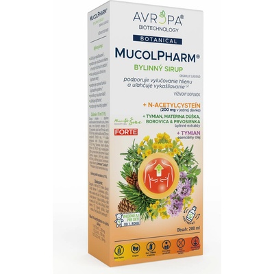 Avropa MucolPharm bylinný sirup 200 ml