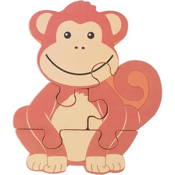 Orange Tree Toys Дървен пъзел - Маймунка (fsc®) (ott06986)