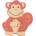 Orange Tree Toys Дървен пъзел, маймунка (ott06986)
