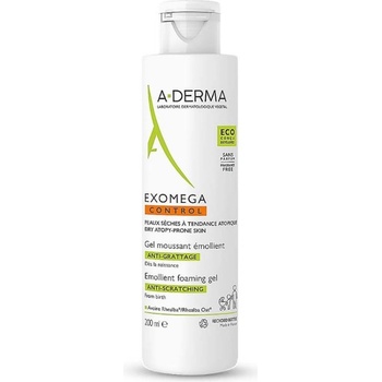 A-derma Exomega Control zvláčňující pěnivý gel 200 ml