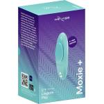 WE-VIBE Moxie+ - носим вибратор за клитор с приложение и дистанционно управление (тюркоаз)
