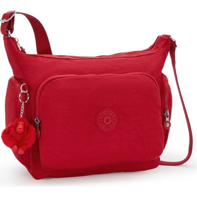 Kipling Velká crossbody kabelka GABB Ruby Red 12 l