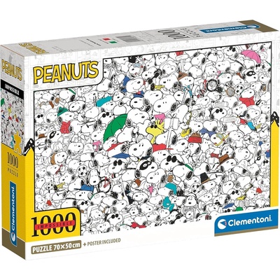 Clementoni Пъзел Clementoni от 1000 части - Алтер еготата на Снупи (39804)