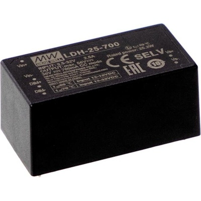 MEAN WELL LDH-25-700 LED driver 0.7 A 12.5 - 36 V 1 ks