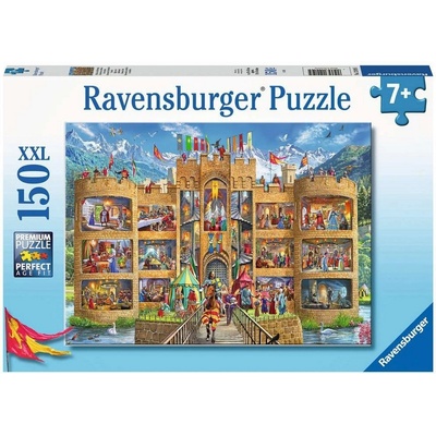 Ravensburger Пъзел Ravensburger от 150 XXL части - Чудноват замък (12919)
