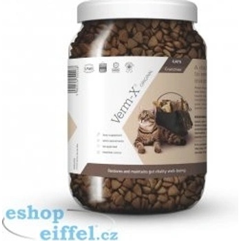 Verm-X Přírodní granule proti střevním parazitům pro kočky 650 g
