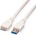 Roline Кабел Roline, от USB 3.0 A(м) към USB Micro B 10-pin(м), 2m, бял (4005079/11.99.8875)