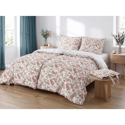 Áčko 4 set perkalových obliečok PAISLEY 2x70x90 2x140x200
