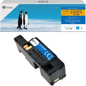 Image 1 of Compatible КАСЕТА ЗА DELL 1250c/1350c/1355c - Cyan - HIGH CAPACITY - C5GC3 / 331-0777 / 332-0410 / 332-0405 / 331-0723 / PDVTW / FYFKF - PN TFD135CNLJ - U. T (100DELL1250CH)