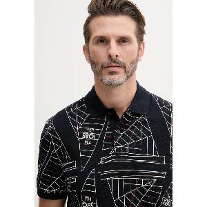 Tommy Hilfiger Памучна тениска с яка (MW0MW39309) - answear - 95,82 лв