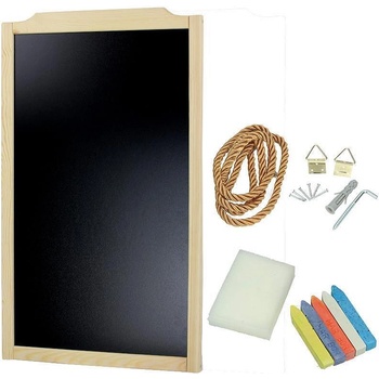 Image 1 of Дървен дисплей за клиенти RMWB 80 x 48 см натурален цвят