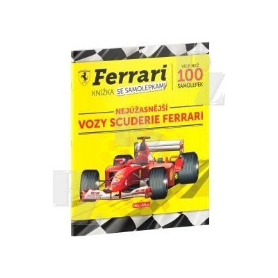 Presco Group Samolepková knížka FERRARI vozy Scuderie