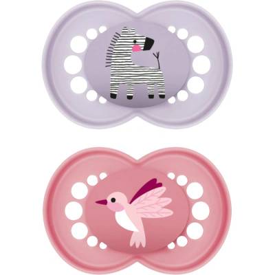 MAM Original 6+ months биберон Purple/ Pink 2 бр