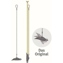 Zarážecí zemní kotva Duckbill, ocelové nerezové lano