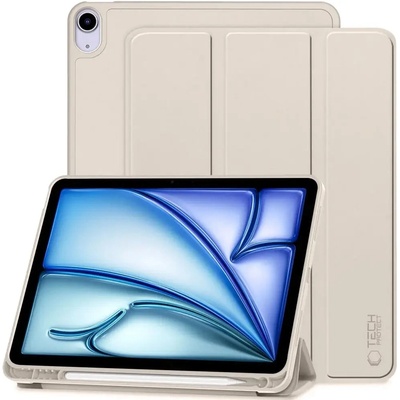 Tech-Protect Калъф за писалка Tech-Protect SC за Apple iPad Air 10, 9" 4-то / 5-то поколение (2020-2022) / 11" 6-то поколение. (2024) - Бежово (5906302309900)