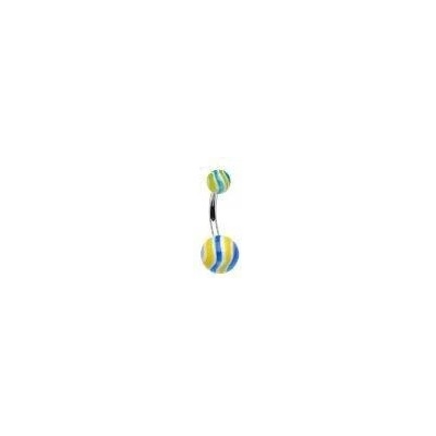 Šperky4U piercing do pupíku banánek BA01011-YB
