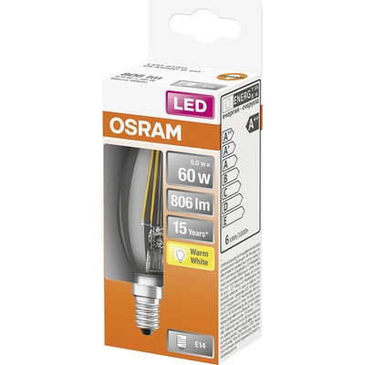 Osram LED žiarovka CLB60 ACTIVE/RELAX 5,5 W E14 Filament studená/teplá biela