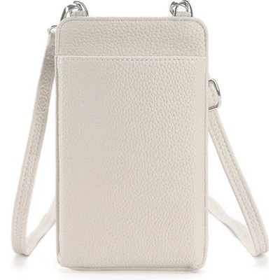 TopQ kabelka Minimalistic na mobil s popruhem 126641 bílá