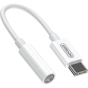 JOYROOM Адаптер Joyroom SH-C1, 3.5mm mini jack към USB-C, бял (SH-C1)