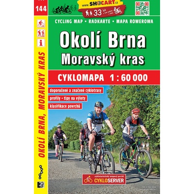 Okolí Brna Moravský kras 1:60T cyklomapa
