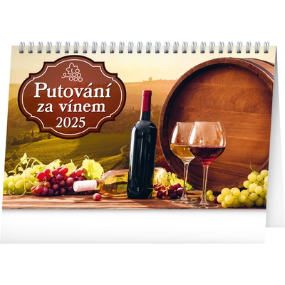 NOTIQUE Stolový Putovanie za vínom 23,1 x 14,5 cm 2025
