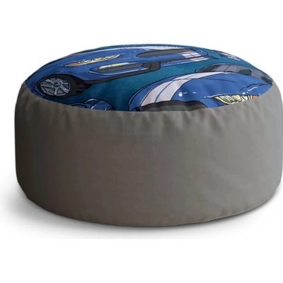 Sablio Okrúhly taburet Circle Mustang Pattern: 38x48 cm
