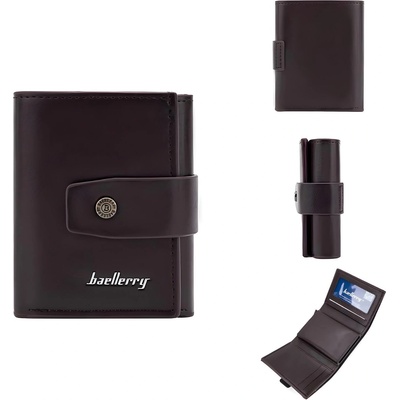 HARAHU Мъжко портмоне Baellerry JE-36210 - Тъмно кафяво KP36210 (JE-36210)