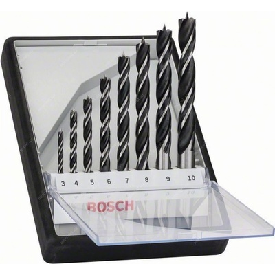 BOSCH Robust Line Sada špirálových vrtákov do dreva, 8dielna 2607010533
