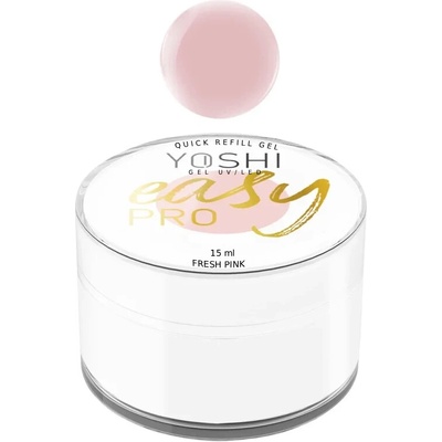 Yoshi Easy Pro Uv Led gel Fresh pink 15 ml
