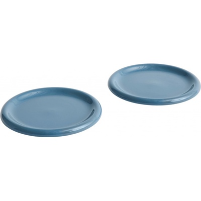 HAY Sada talířů Barro L Dark Blue 2 ks