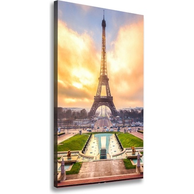 Vertikálny foto obraz na plátne Eiffelová veža Paríž 50x100 cm