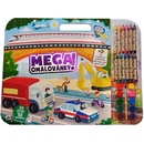 Mega omalovánkový set Doprava