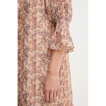 Hoss Intropia Рокля Hoss Intropia в оранжево дълга със стандартна кройка 8222113 (8222113)