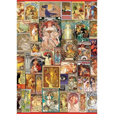 ART Secesní plakát 1500 dielov