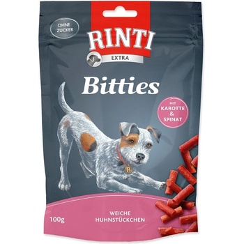 Finnern Rinti Extra Bitties kuře & karotka & špenát 100 g
