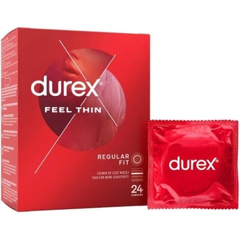 Durex 24 бр. Тънки презервативи Durex Feel Thin