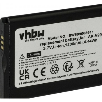 VHBW Батерия за Emporia Basic V26 / Select V99, AK-V99, 1200 mAh (889003611)