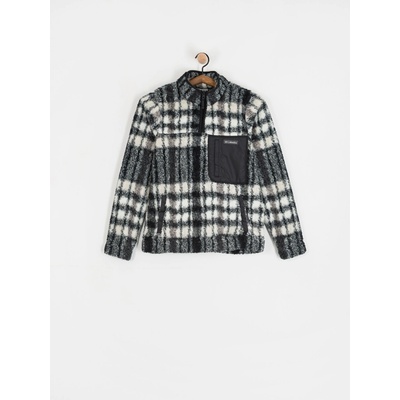 Columbia West Bend 1/4 Zip II black herringplaid