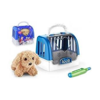 Mádara Plush dog in transporter with crawler 581845