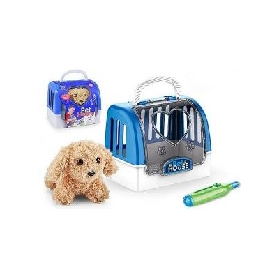 Mádara Plush dog in transporter with crawler 581845