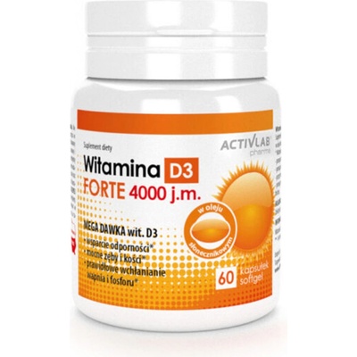 ActivLab Vitamín D3 Forte 4000 IU 60 kapsúl
