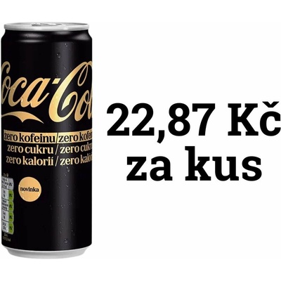 Coca Cola Zero Zero 24 × 0,33 l