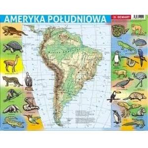 Demart Frame Puzzle - America Physical Pld