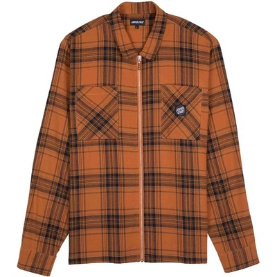 Santa Cruz košile El Jefe L/S shirt terracotta check
