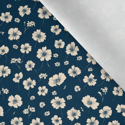Takoy Bavlna premium NELA mini blue flowers Amarilis