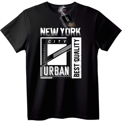 NOONEBRAND Тениска New York Градски Стил - 3XL, Black
