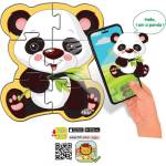 Jagu toys Говорещ и разказващ на български пъзел Панда 6 ел. с добавена реалност 810528
