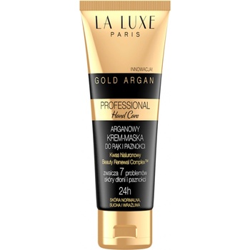 La Luxe Paris Gold Argan Hand & Nail krém-maska na ruce 100 ml