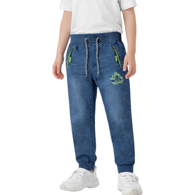 Kugo HK0279 Chlapecké teplákové rifle modré – Zboží Mobilmania